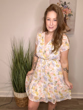 Load image into Gallery viewer, Ivory Floral Print Dress