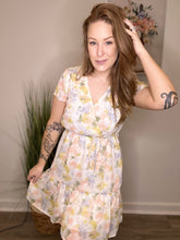 Load image into Gallery viewer, Ivory Floral Print Dress