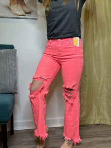 Risen Coral High Rise Distressed