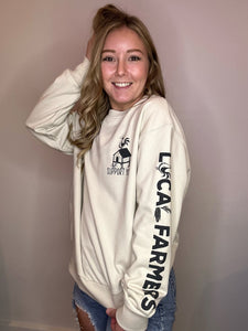 Local Support Oatmeal Sweatshirt