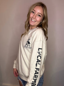 Local Support Oatmeal Sweatshirt