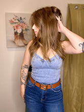 Load image into Gallery viewer, Denim Bustier BodySuit