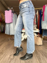 Load image into Gallery viewer, Vervet High Rise Distressed Crop Jeans