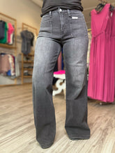 Load image into Gallery viewer, Vervet High Rise Black Trouser Jeans
