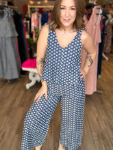 Load image into Gallery viewer, Denim Set Illusion Embroidered JumpSuit