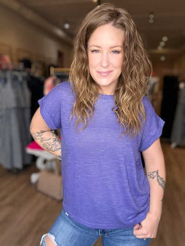 Marlin Rolled Sleeve Hacci Tee