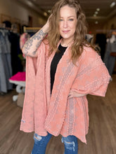 Load image into Gallery viewer, Coral Knit Kimono