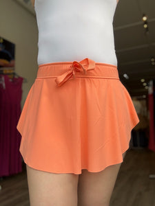Coral Tennis Skirt