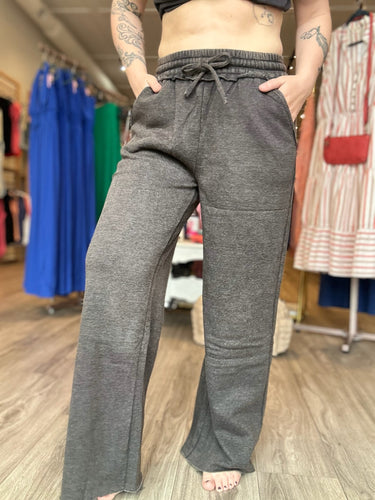 Ash Black Fleece SweatPants