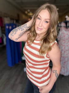 Poppy Chunky Knit Tank Top