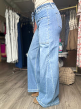 Load image into Gallery viewer, Flying Monkey Tie Waist Jeans