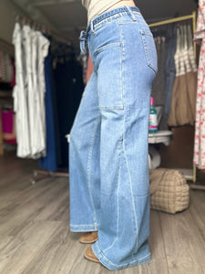 Flying Monkey Tie Waist Jeans