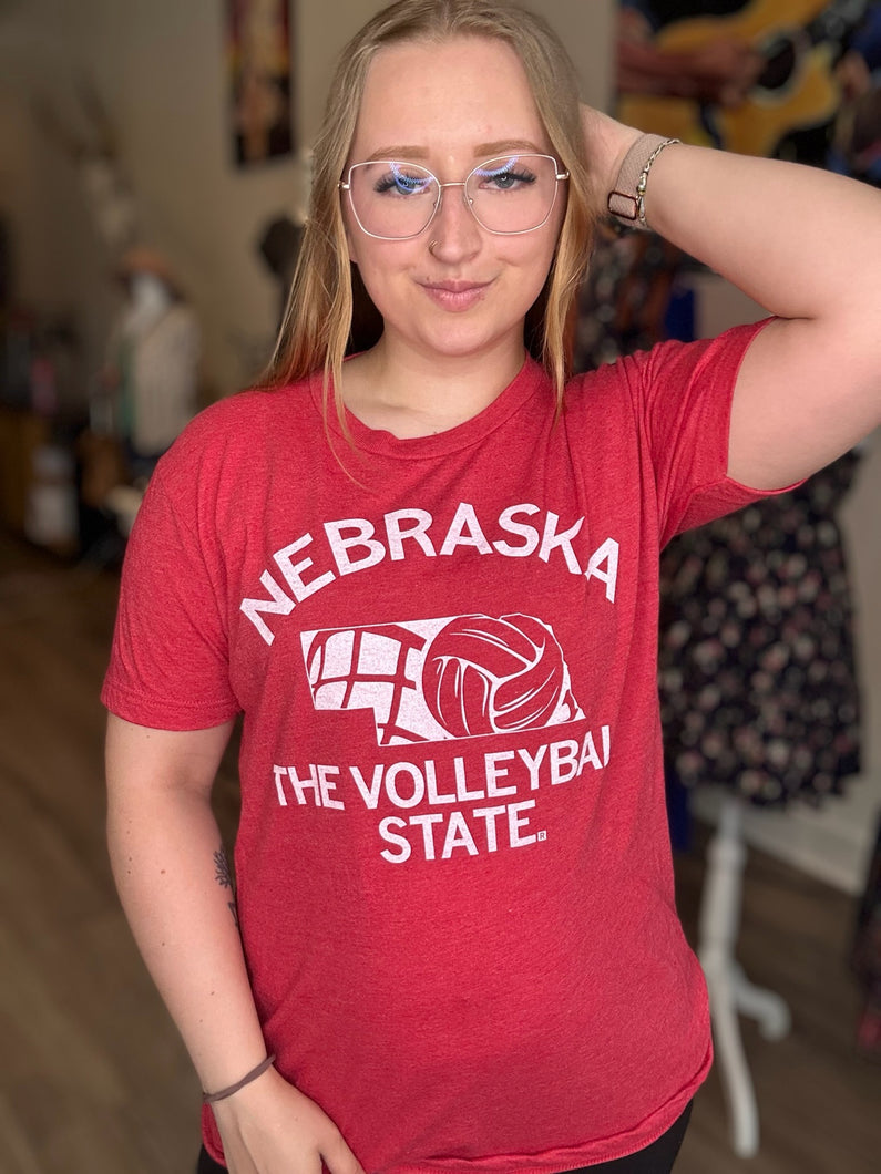 Volleyball State Graphic Tee