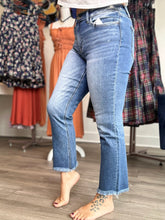 Load image into Gallery viewer, Flying Monkey Mid Rise Slim Straight Jeans