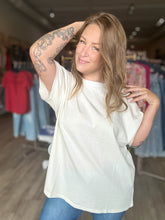 Load image into Gallery viewer, White Washed Oversized Tee