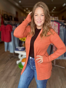 Poppy Open Front Cardigan