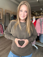 Load image into Gallery viewer, Brown Favorite Pocket Pullover