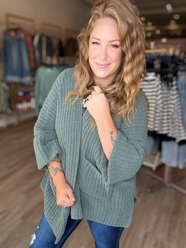 Jade Oversized Cardigan