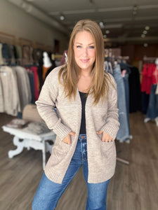 Mocha Sweater Cardigan