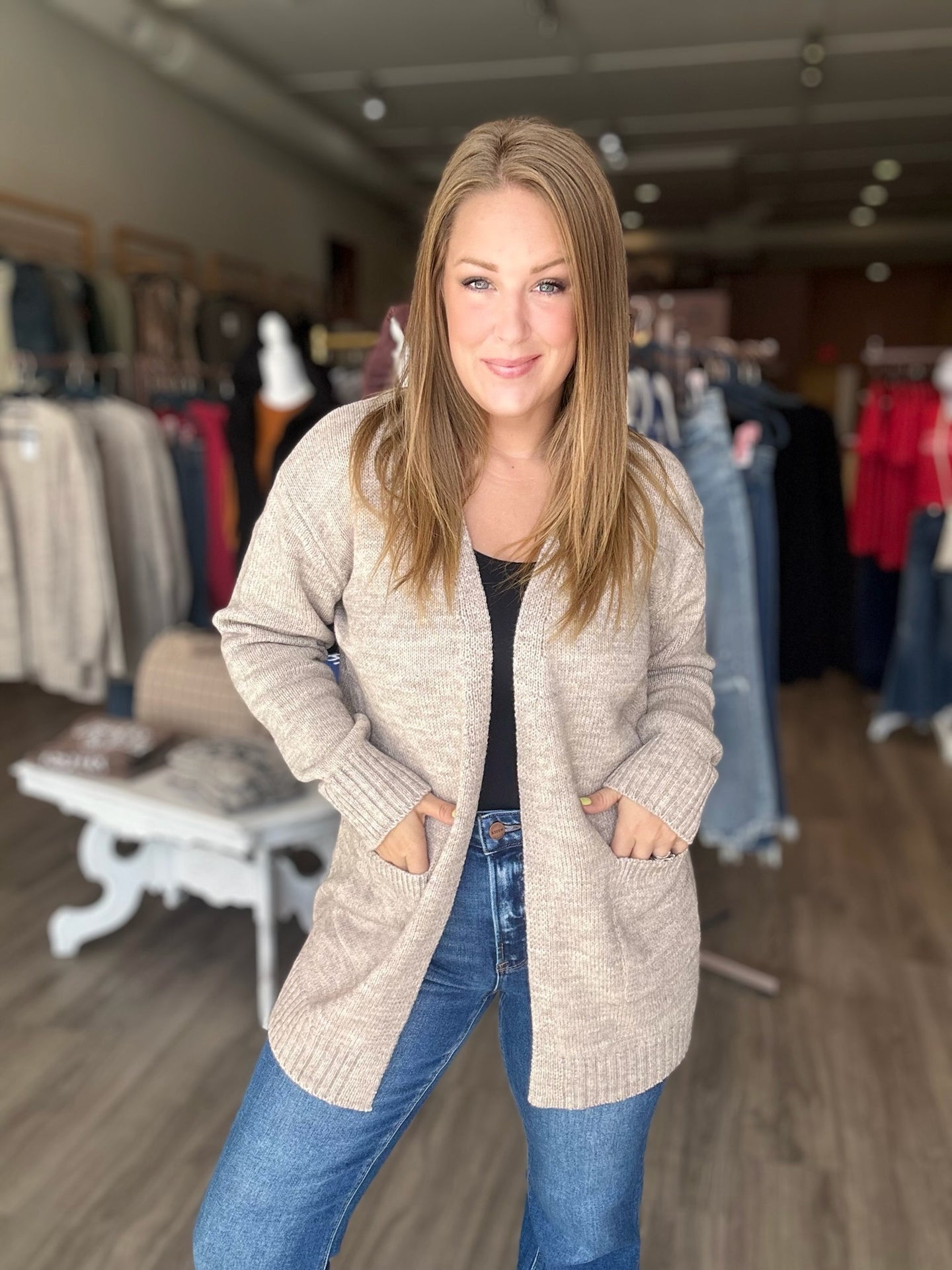 Mocha Sweater Cardigan