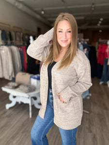Mocha Sweater Cardigan