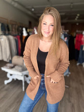 Load image into Gallery viewer, Camel Sweater Cardigan
