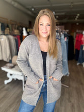 Load image into Gallery viewer, Grey Sweater Cardigan