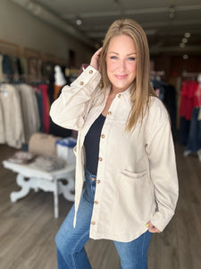 Cream Classic Corduroy Jacket