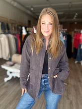 Load image into Gallery viewer, Grey Classic Corduroy Jacket