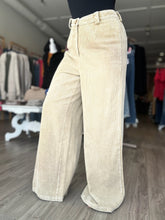 Load image into Gallery viewer, Taupe Washed Corduroy Trousers