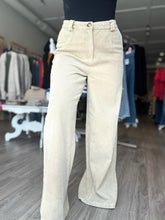 Load image into Gallery viewer, Taupe Washed Corduroy Trousers