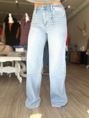 Flying Monkey High Rise Wide Jeans