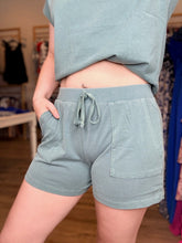 Load image into Gallery viewer, Dark Teal Cotton Short Set