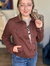 Load image into Gallery viewer, Risen Burnt Sienna Washed Denim Jacket