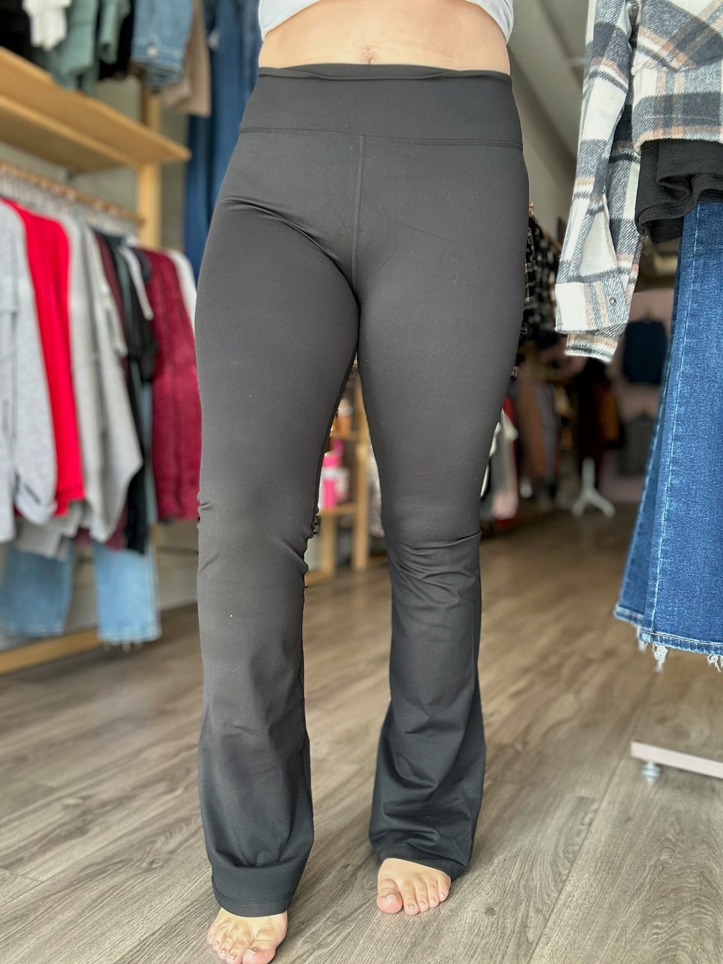 Black Bootcut Leggings