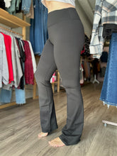Load image into Gallery viewer, Black Bootcut Leggings