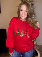 Load image into Gallery viewer, Red Christmas Tree Sweater