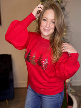 Load image into Gallery viewer, Red Christmas Tree Sweater