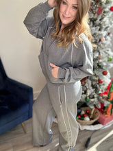 Load image into Gallery viewer, Heather Grey Piped Set