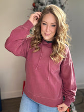 Load image into Gallery viewer, Cabernet Washed Hoodie