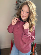Load image into Gallery viewer, Cabernet Washed Hoodie