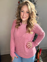 Load image into Gallery viewer, Rose Sweater Knit Long Sleeve