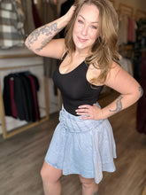 Load image into Gallery viewer, Black Double Layered Tank Top