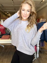 Load image into Gallery viewer, Grey Brushed Dolman Sweater