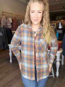 Auburn Pocketed Plaid Shacket