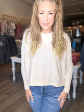 Load image into Gallery viewer, Sand Beige Brushed Dolman Sweater