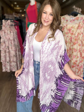 Load image into Gallery viewer, Purple Dyed Kimono