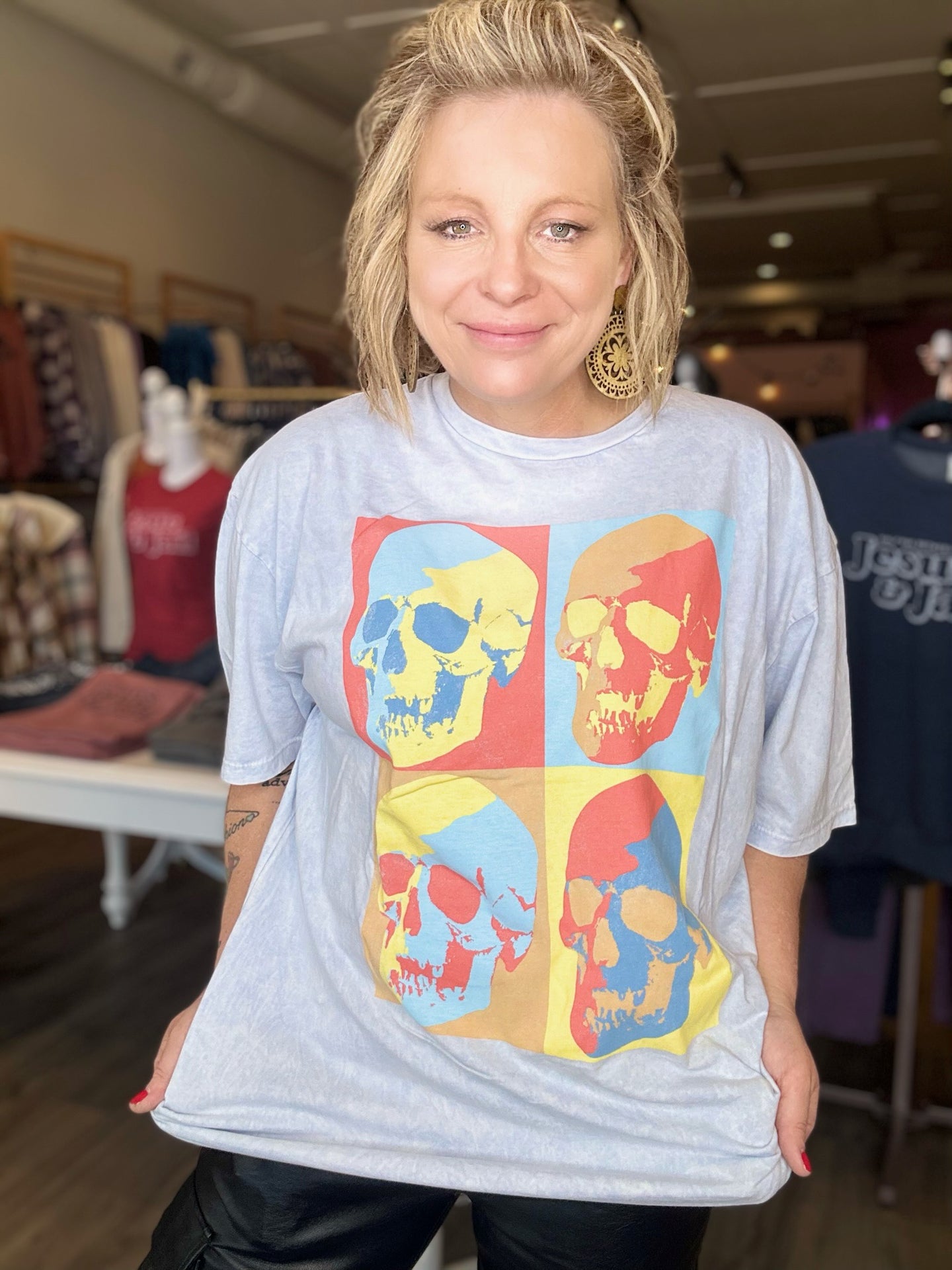 QuadSkulls Graphic Tee