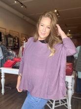 Load image into Gallery viewer, Mulberry Linen Dolman Smock Sleeve Top