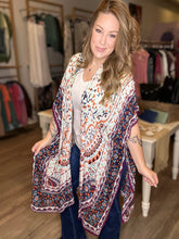 Load image into Gallery viewer, Boho Mosaic Kimono